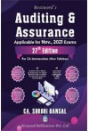 Auditing and Assurance - (For CA Intermediate, New Syllabus, Nov. 2021 Exams)