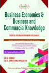 Business Economics and Business and Commercial Knowledge (For CA Foundation, New Syllabus)