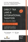Direct Tax Laws and International Taxation - For (CA Final, Old and New Syllabus) Assessment Year 2021-22 (For Nov. 2021 Exams)