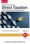 Systematic Approach to Direct Taxation Containing Income Tax & International Taxation (For CMA Inter & Other Specialised Studies) [2 Volume set]