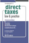 Direct Taxes Law and Practice with Case Studies, Tax Planning (As Amended by Finance Act 2021) (Professional Edition)