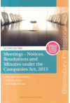 Meetings - Notices, Resolutions and Minutes under the Companies Act, 2013 