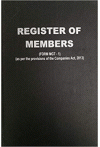 Register of Members (Form MGT-1) (As per Companies Act, 2013) (112 Forms / 224 Pages when counted individually))
