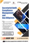 Secretarial Audit, Compliance Management and Due Diligence (For CS Professional, New Course) Secretarial Audit, Compliance Management and Due Diligence (For CS Professional, New Course)