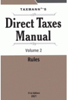 Taxmann's Direct Taxes Manual (3 Volume Set)