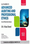 Cliff-Note to - Advanced Auditing and Professional Ethics (For CA Final, New Syllabus)