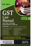 GST Law Manual (Acts, Rules, Forms with Ready Reckoner and 1000 Tips) (2 Volume Set) 2022-2023