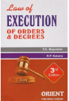 Law of Execution of Orders and Decrees