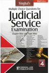 MCQs for Judicial Service (Chapter-Wise and Topic-Wise) (Volume 4)