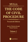 Mulla The Code of Civil Procedure (3 Volume Set)