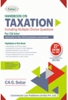 Handbook on Taxation Including MCQs (For CA Inter) (For Assessment Year 2023-2024)