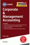 Taxmann's Cracker - Corporate and Management Accounting  (CS Executive - New Syllabus)