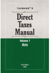Taxmann's Direct Taxes Manual (As Amended by Finance Act, 2022) (3 Volume Set)