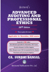 Advanced Auditing and Professional Ethics (For CA Final, New Syllabus, Applicable for Nov. 2022 Exam)