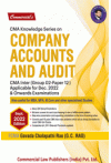 Company Accounts and Audit (CMA inter, Gp. 02, Paper 12) (Applicable for Dec. 2022 & onwards Examinations)