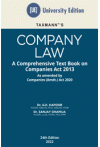 Company Law (Comprehensive Text Book on Companies Act 2013, University Edition)