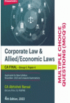 Corporate Law and Allied/Economic Laws - MCQ's (CA Final, Group 1, Paper 4)