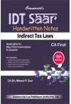 IDT Saar Handwritten Notes Indirect Tax Laws (CA FInal, For May 2023 Examination & Onwards)