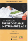 Law Relating to The Negotiable Instruments Act (with exhaustive Comments and Case-Law on Dishonour of Cheques)
