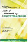 Lessons on Common Law, Equity and Constitutional Remedies