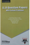 LL.B. Question Papers with Solved Problems (Civil Procedure Code to Media Law) (5 Subjects) (NOTES / GUIDE BOOKS)