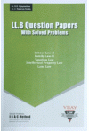 LL.B. Question Papers with Solved Problems (Labour Law II to Land Laws) (5 Subjects) (NOTES / GUIDE BOOKS)