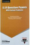 LL.B. Question Papers with Solved Problems (Professional Ethics to Penology & Victimology) (3 Subjects) (NOTES / GUIDE BOOKS)