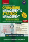 Operations Management and Strategic Management (CMA Inter Gp 2-Paper 9, for June 2023 & Onwards Examinations) (As per New Syllabus 2022)