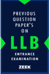 Previous Question Paper's on LL.B Entrance Examination
