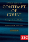 Supreme Court on Contempt of Court (Covering Case Law Since 1950 till Date)
