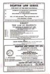Law of Property (TP Act, 1882 Indian Easements Act, 1882 and Indian Trust Act, 1882) (Notes / Guide Books)