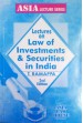 Lectures on Law of Investments and Securities in India (Notes / Guide Books)