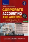 Corporate Accounting and Auditing (CMA Inter, Group 2-Paper 10, for June 2023 & Onwards Examinations) (As per New Syllabus 2022)