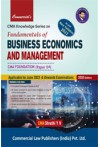 Fundamentals of Business Economics and Management (CMA Foun-Paper 4, for June 2023 & Onwards Examinations) (As per New Syllabus 2022)