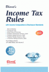 Income Tax Rules - With Income Computation and Disclosure Standards (2 Volume Set)