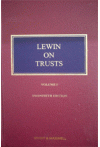 Lewin on Trusts (2 Volume Set)