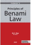 Principles of Benami Law (As Amended by Finance Act 2023)