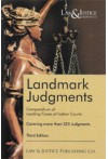 Landmark Judgments (Compendium of Leading Cases of Indian Courts, Covering about 325 Judgments)