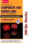 Handbook on Corporate and Other Laws (CA Inter, New Syllabus 2023) (MCQs Book) (For May 2024 & onwards Exam)