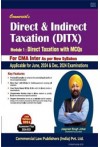 Direct and Indirect Taxation (DITX) (CMA Inter, New Syllabus) (For June 2024 and December 2024 Examinations)