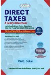 Direct Taxes - A Ready Referencer - Including MCQs (For TAX PLAN/TAX MGMT/TAX ADMIN) 