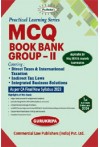 MCQ Book Bank Group - II (CA Final, New Syllabus 2023, for May 2024 Examination and onwards)