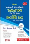 Notes and Workbook Taxation - Module 1- Income Tax (CA Inter, New Syllabus)