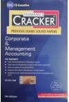 Taxmann's Cracker - Corporate and Management Accounting  (CS Executive, for June 2024 Exam)