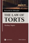 Ratanlal and Dhirajlal The Law of Torts (Paperback)