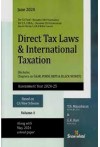 Direct Tax Laws and International Taxation (2 Volume Set) (CA Final - Nov. 2024 Examinations, CS and CMA - Dec. 2024 Exams,  M.Com, L.L.B & M.B.A).M&