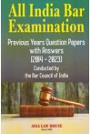 All India Bar Examination (Previous Years Question Papers with ANswers 2014 - 2023 conducted by the Bar Council of India)