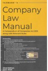  Taxmann's Company Law Manual (A Compendium of Companies Act 2013 along with Relevant Rules)