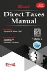 Bharat's Direct Taxes Manual (As Amended by Finance Act, 2024) (3 Volume Set)