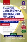 Financial Management and Business Data Analytics (CMA Inter, G.II, P.11, New Syllabus 2022, for Dec. 2024/ June 2025 and onwards Exams)